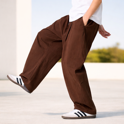 Retro Wide-leg Trousers