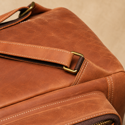 Vintage Leather Backpack