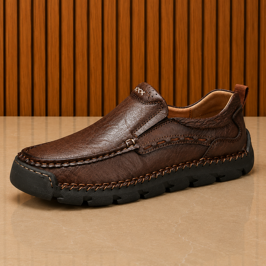 Comfortable Leather Slip-Ons