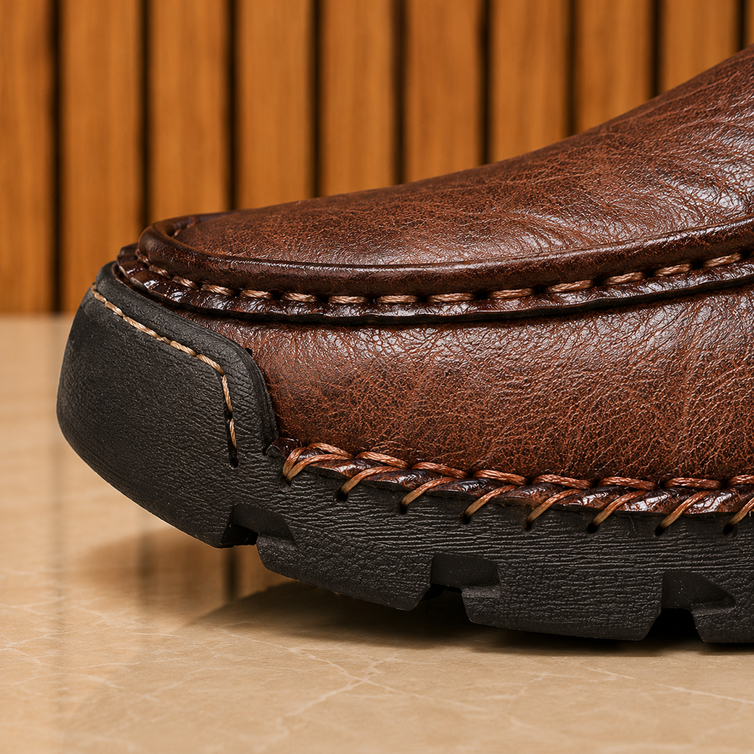 Comfortable Leather Slip-Ons