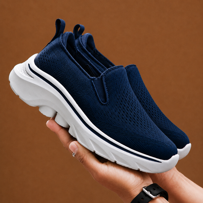 Breathable Knit Slip-Ons