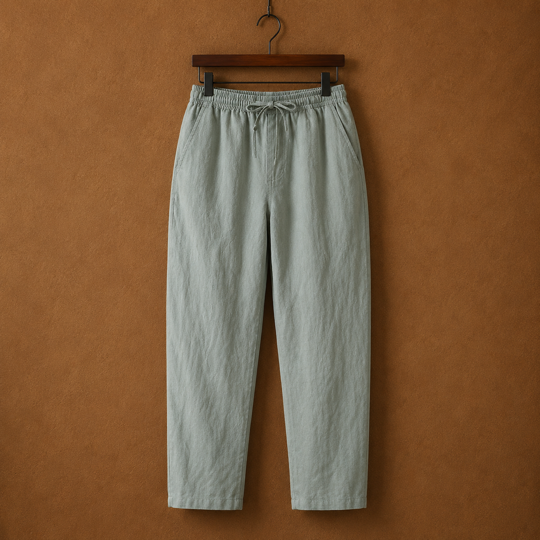 Ramie Drawstring Pants