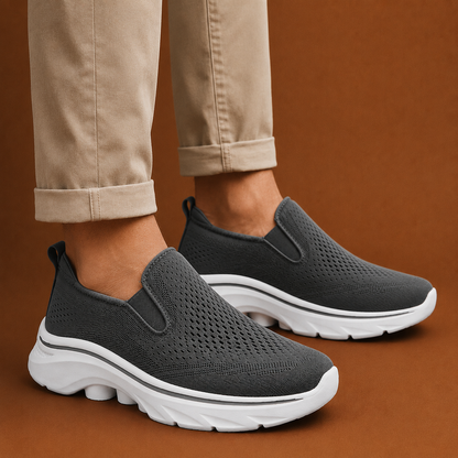 Breathable Knit Slip-Ons