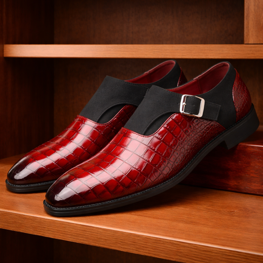 Low Heel Leather Shoes