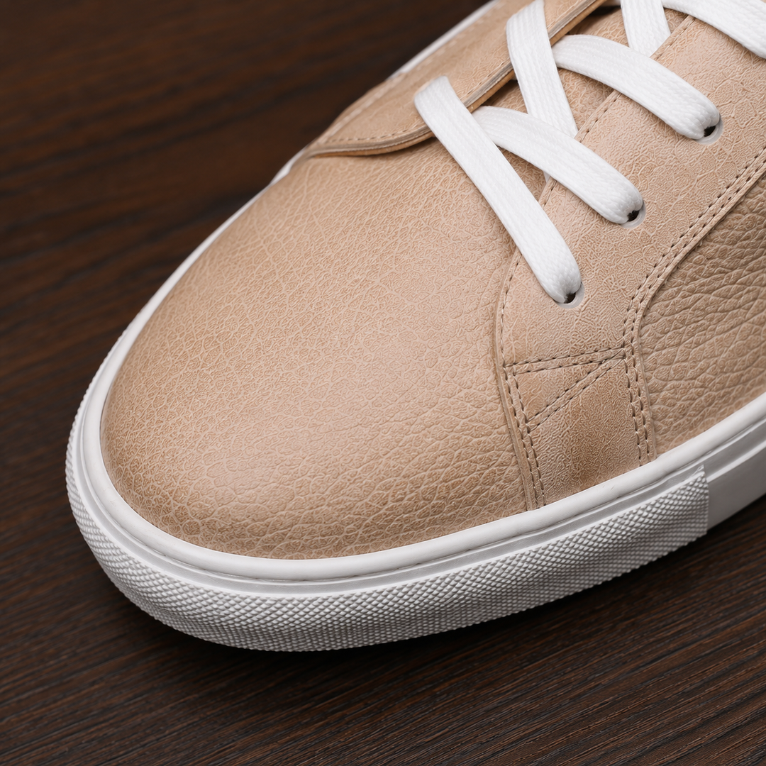 Premium Leather Lace Sneakers