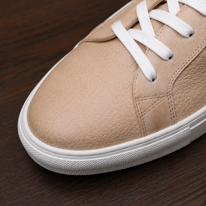 Premium Leather Lace Sneakers