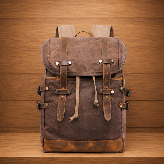 Vintage Canvas Travel Backpack