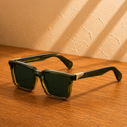Refined Square Frame Sunglasses