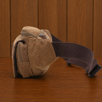 Canvas Waist Sling Bag
